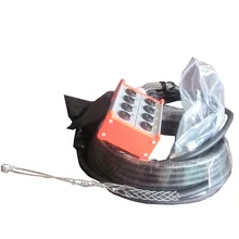 Высокое качество KL Pro аудио 8-канальный сетевой видеорегистратор-32ft(10 м) XLR Mic этап змея кабель-коробка