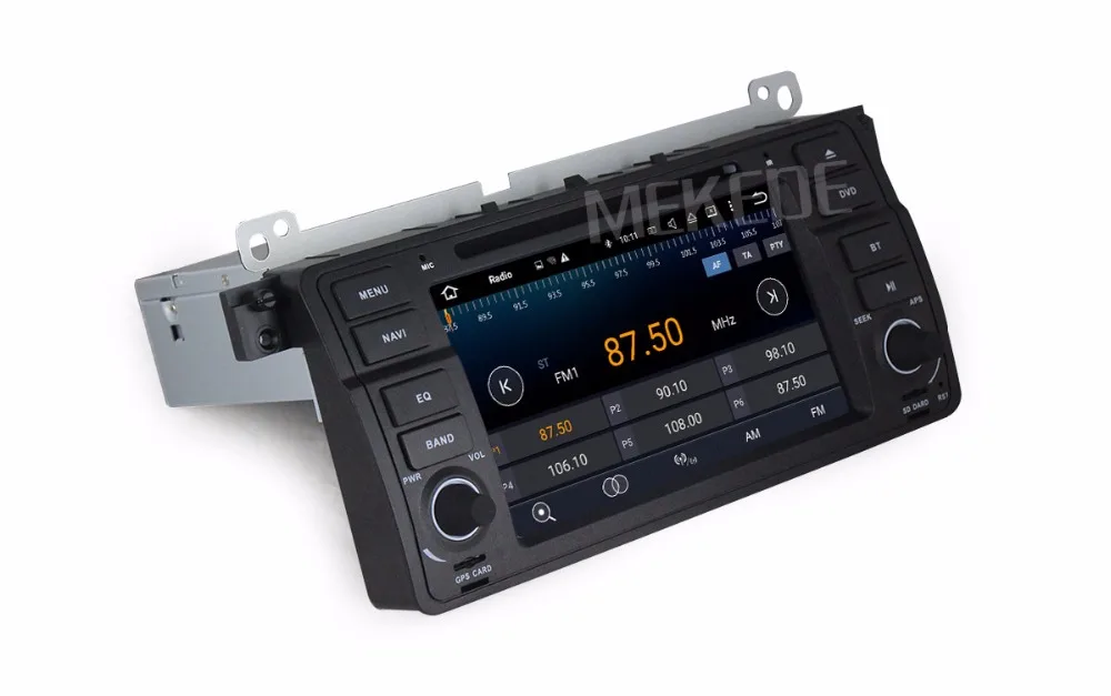Perfect NaviFly 4G LTE Android8.1 Quad Core Car Radio DVD GPS Navigation Stereo for BMW E46 3 Series M3 1998-2006 RAM 2GB HD 1024*600 44