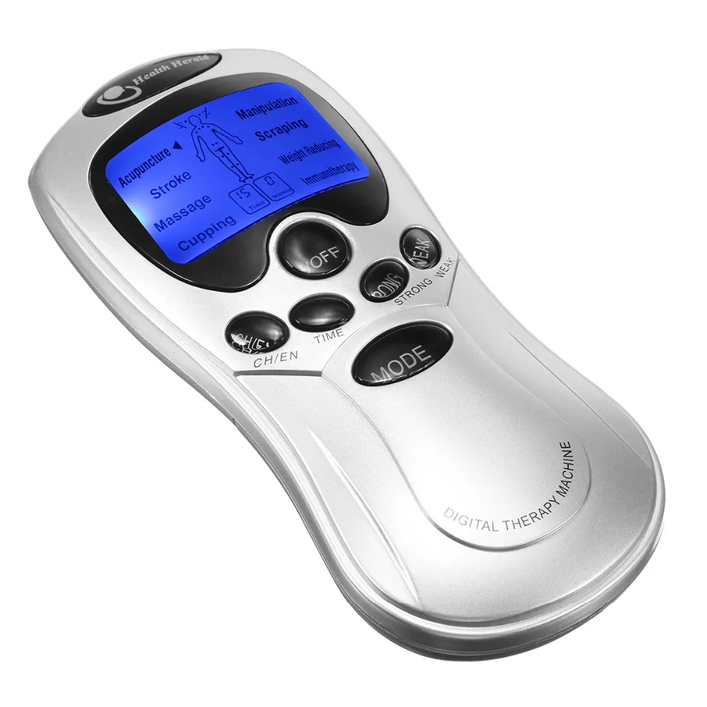 4 ways Electrode Pads Electric Tens Massage Machine Acupunture Digital Therapy Pulse Stimulator Body Slimming Massager Full Set 4 ways Electrode Pads Electric Tens Massage Machine Acupunture Digital Therapy Pulse Stimulator Body Slimming Massager Full Set