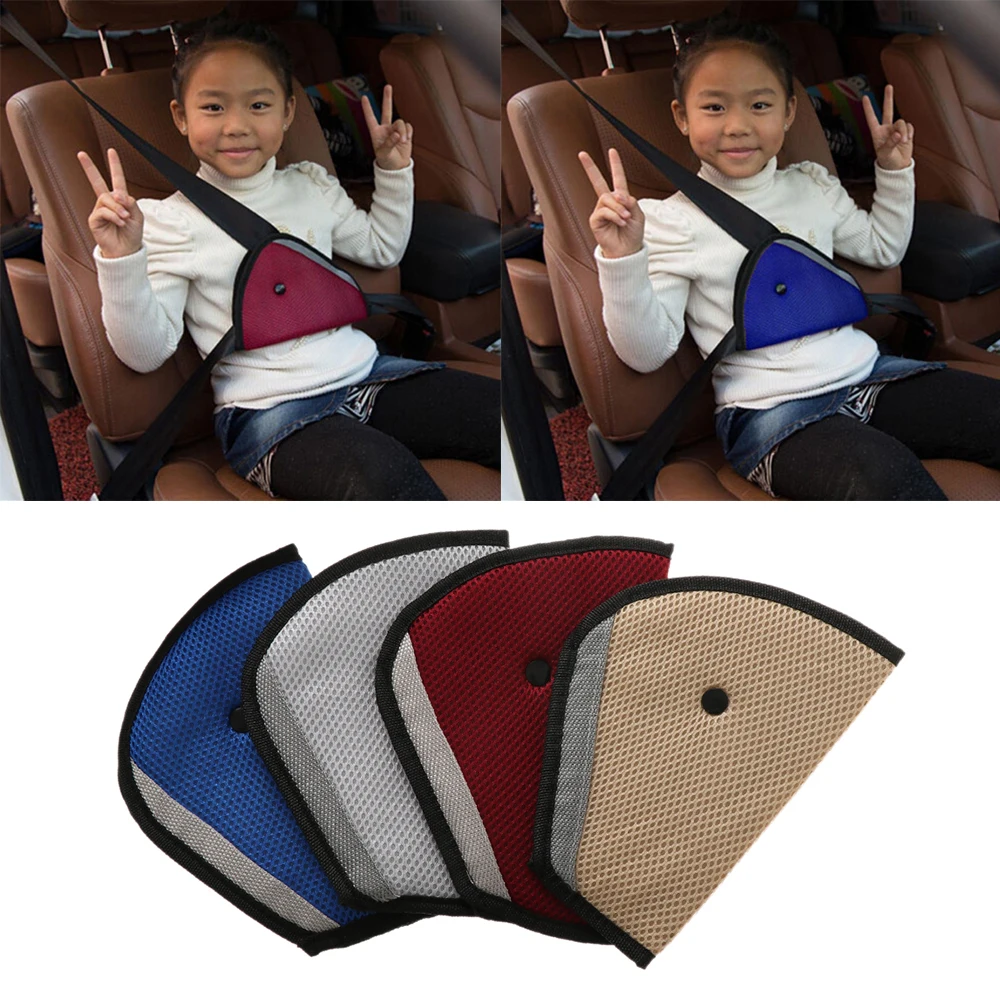 

1Pcs New Triangle Baby Kids Car Safety Seat Belts Adjuster Clip Child Protector Auto Security Interior Accessories