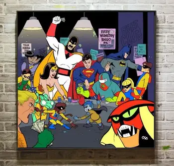 

Hand Painted Abstract Hot selling colourful hand painted modern wall pop art abstract huge oil painting on canvas