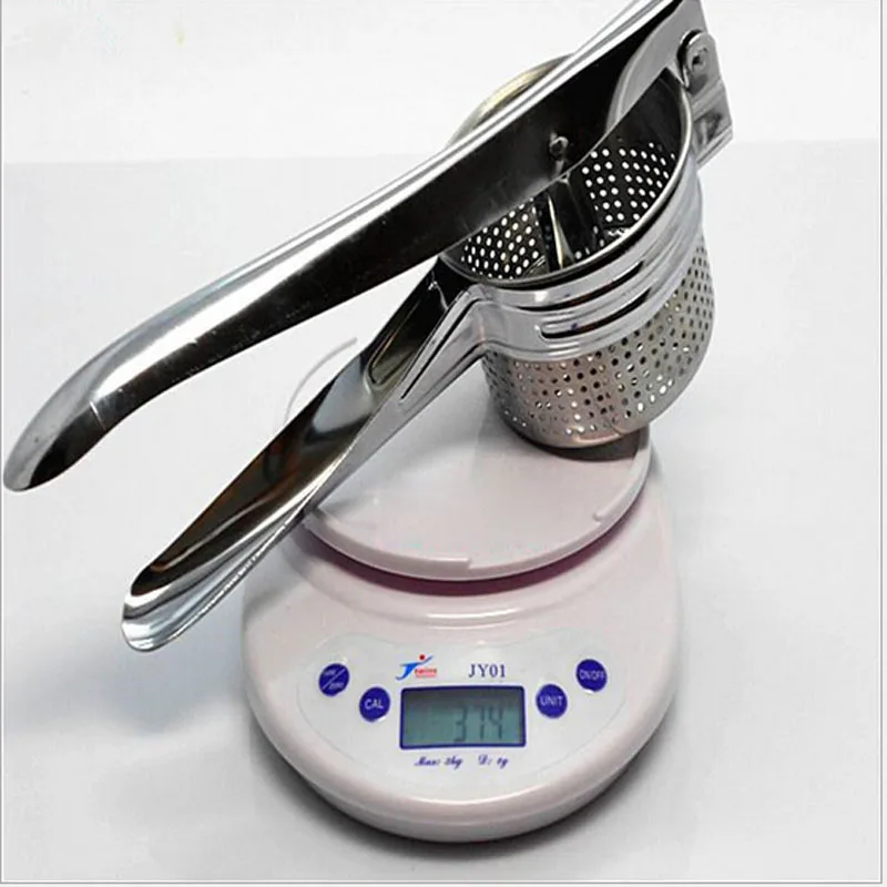 Big Size Stainless Steel Adjustable Potato Masher Creative Kicthen Accessories High Quality Lemon Squeezer