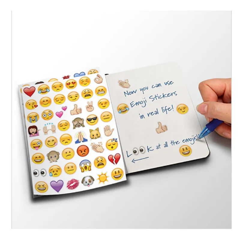 Mixed Cute 19 Sheets Emoji Stickers 912 Lovely Die Emoji Smile Face