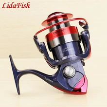 LIDAFISH AM металлическая рокер Катушка рыболовная леска рыболовное колесо спиннинговое колесо рыболовное снаряжение капелька дизайн высокая твердость
