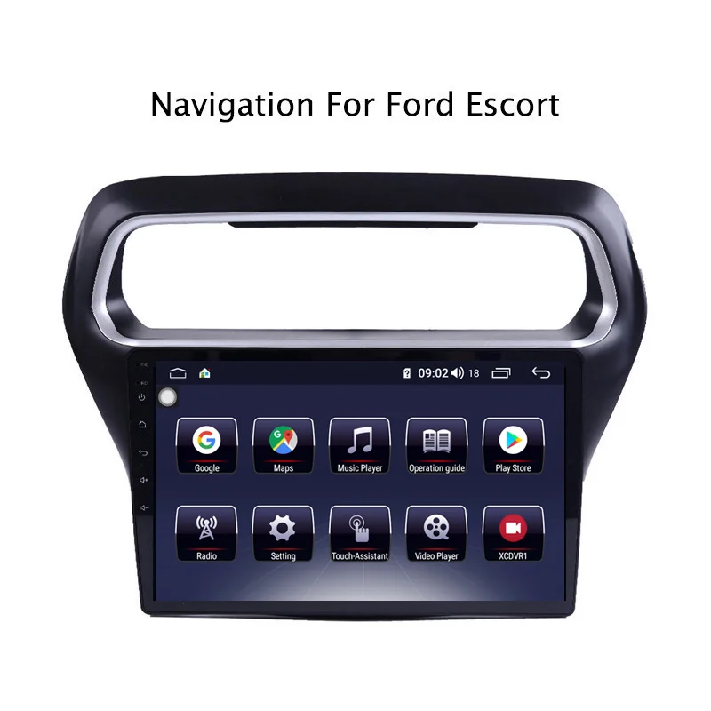 Top 10.1" Android 8.1 8 core 4G RAM 64G ROM GPS Navigation Car Radio For Ford Escorts 2014,with Carplay/4G LTE 2