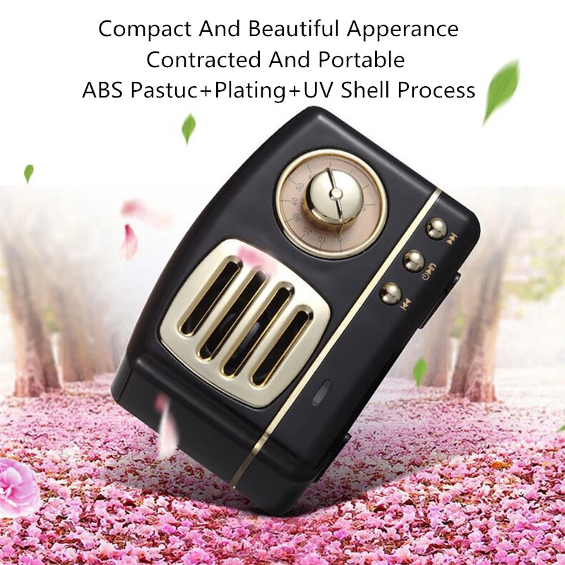 Multi-function Bluetooth Speaker Support USB TF AUX 3D Subwoofer HiFi Sound Retro Portable Mini Wireless Speaker Bluetooth Multi-function Bluetooth Speaker Support USB TF AUX 3D Subwoofer HiFi Sound Retro Portable Mini Wireless Speaker Bluetooth