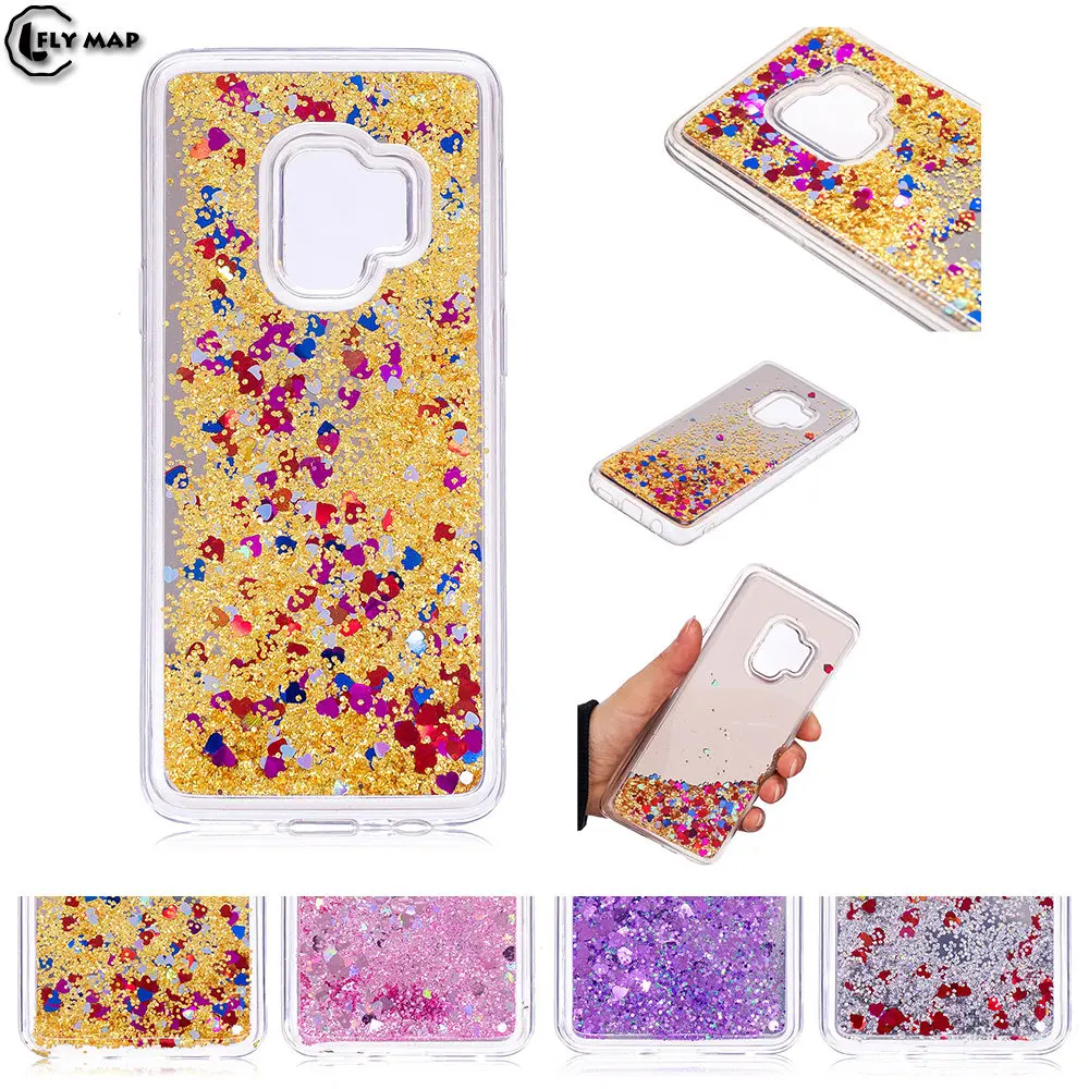 Зеркальный чехол для Samsung Galaxy S9 S 9 G960F G960F/DS SM-G960 SM-G960F/DS жидкий зыбучий песок