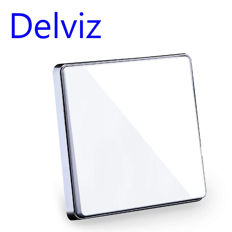 Выключатель из хрустального стекла Delviz 1 позиционный/2 позиционный встраиваемый