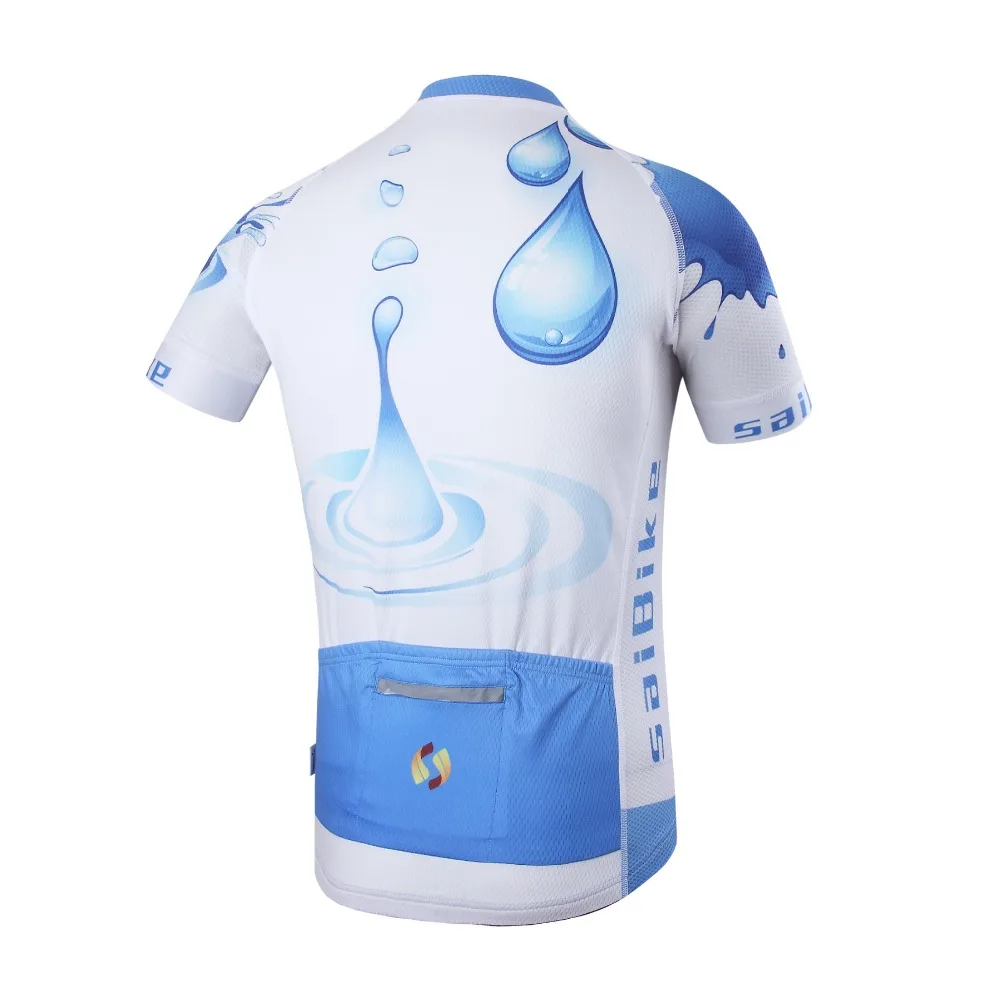 SaiBike العلامة التجارية جيرسي و مريلة مجموعة تي شيرتات قصيرة للأطفال كم الرياضة ارتداء 100% البوليستر الرجال الصيف دراجة غطاء دراجة الدراجات