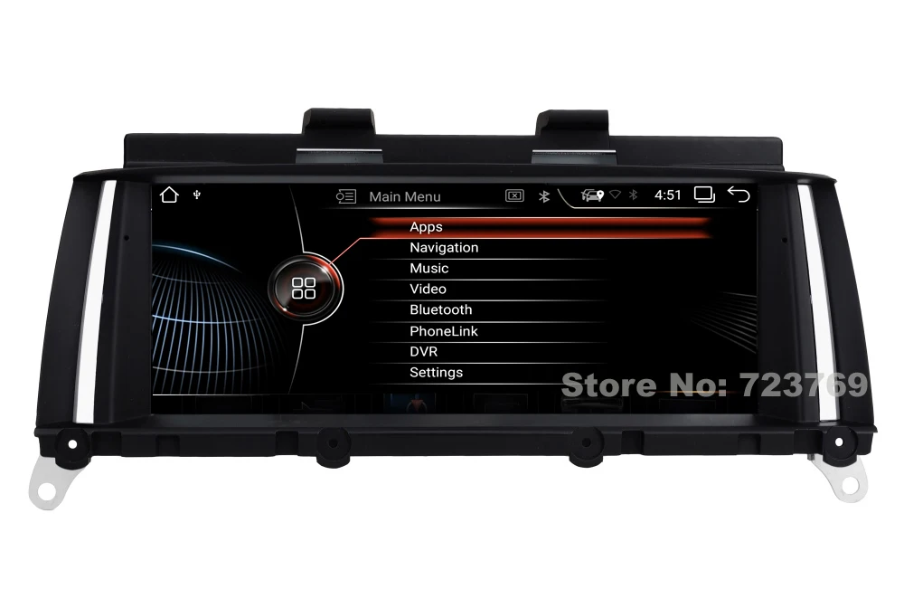 Discount 8.8 inch 32G ROM Android 7.1 Auto Player GPS Navigation System Media Stereo For BMW X3 F25 for BMW  X4 F26 with NBT System 18