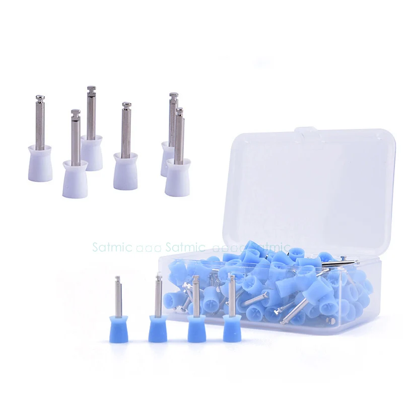 100 шт./коробка зубная щётка для полировки зубов|dental tooth|dental carerubber tooth |