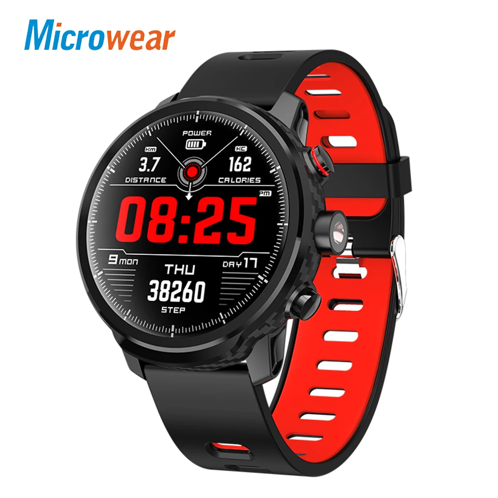 

Microwear L5 Smart Watch Men Women IP68 Waterproof Multiple Sports Mode Heart Rate Monitor Bluetooth Smartwatch Standby 100 Days