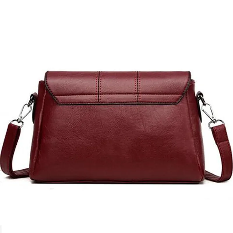 بسيطة حقيبة ساع النساء رفرف قفل حقائب مخلب الأم السيدات محفظة مصمم صغيرة الكتف Crossbody أكياس بو الجلود