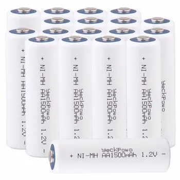 

Lowest price 18 piece AA battery 1.2v batteries rechargeable 1500mAh nimh battery for power tools akkumulator