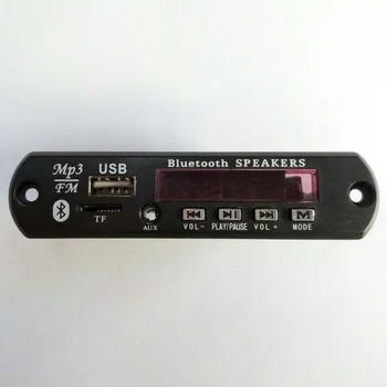 

Wireless Bluetooth 12V MP3 WMA Decoder Board Audio Module USB TF Radio With Remote Control Car Accessories EM88