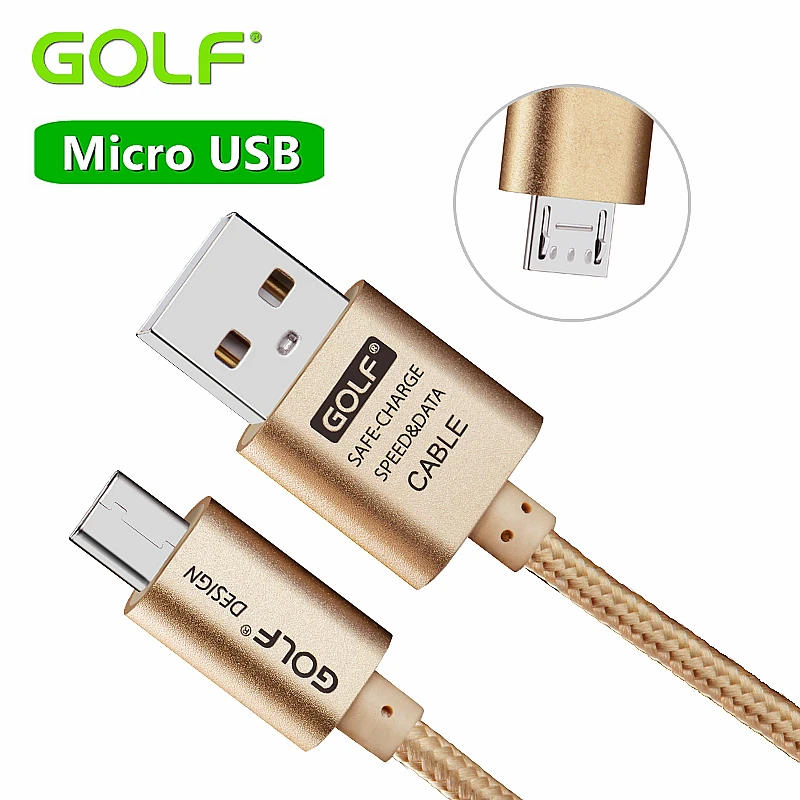 Golf USB mikro biaya Sync kabel Data untuk Samsung Galaxy 