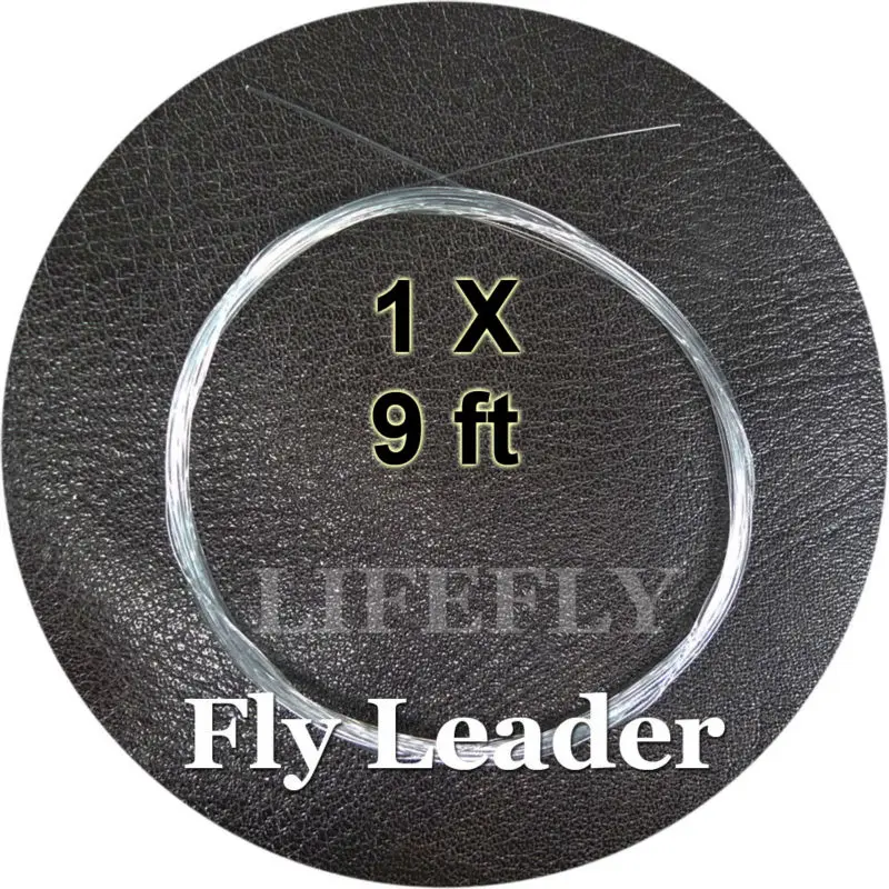 Buy 1X Size, 10pcs Nylon Tapered Fly Leaders, Fly