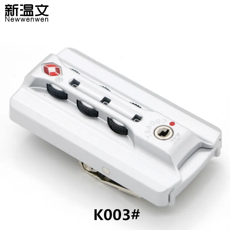 

Replacement TSA Suitcase Customs Lock,Repair Travel Luggage Accessories,Aluminum Luggage with TSA Lock 4/5/6 Hole K003#