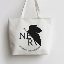 Японские Аниме холщовые сумки сумка для покупок с персонажем из мультфильма сумка для покупок и продуктов GA501