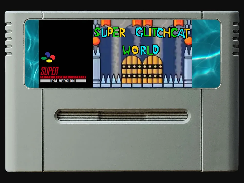 16 бит игры* супер GLITCHCAT мир(PAL Европейская версия