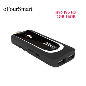 

H96 Pro-H3 Android 7.1 TV Stick Amlogic S905X 2GB RAM 16GB ROM Quad Core 2.4GHZ/5.0GHZ WIFI HD 4K2K Media Player