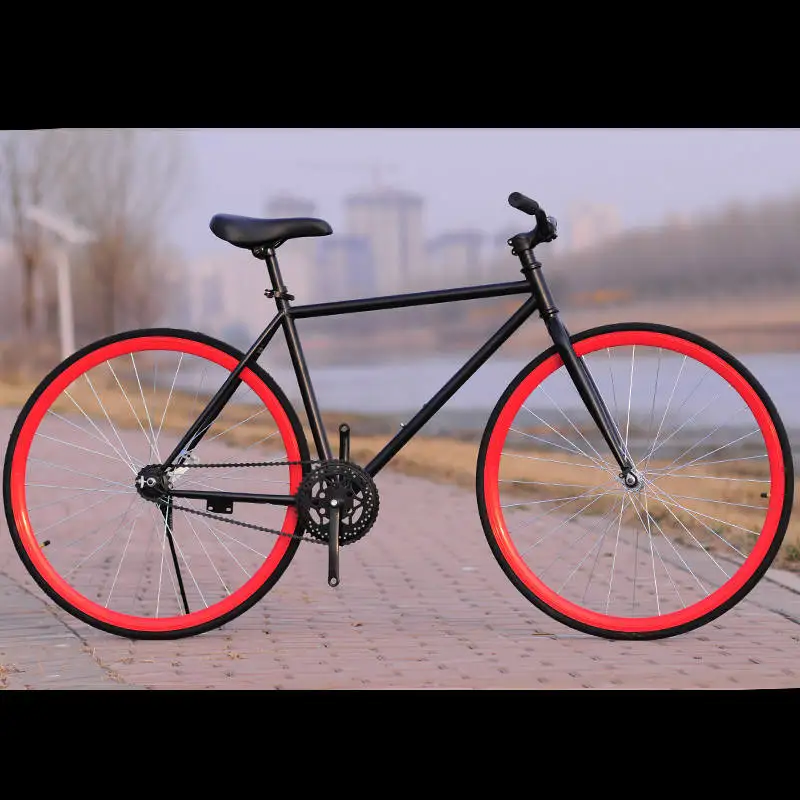 x-передний бренд fixie велосипед с фиксированной передачей Велосипед 50 см DIY односкоростной инвертор для езды на дороге велосипед трек fixie велосипед красочный велосипед - Цвет: T01
