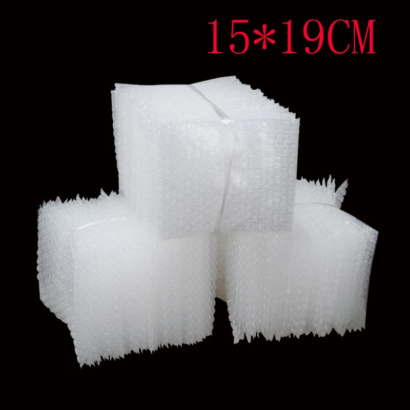 

50 Pieces Size 150x190mm Plastic Wrap Envelope Bubble packing Bags PE clear bubble bag Shockproof bag double film bubble bag