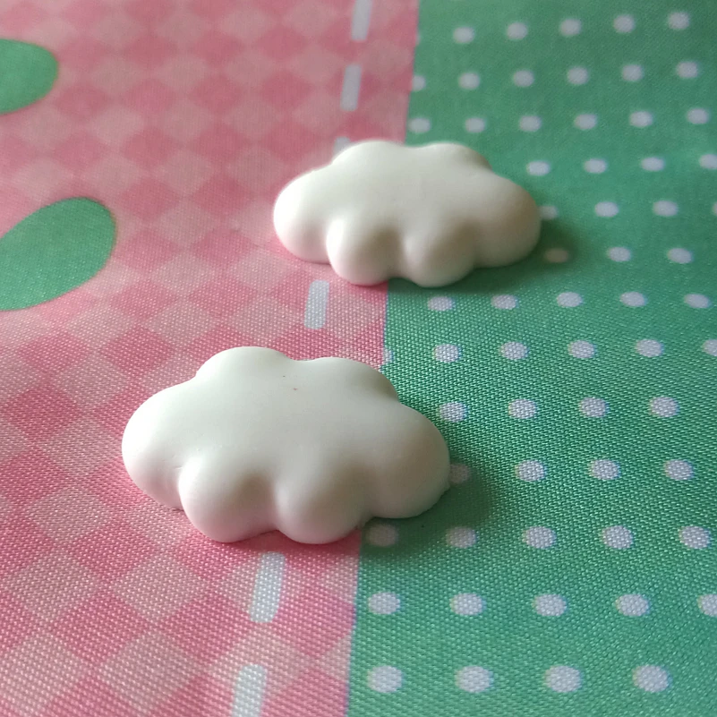clouds polymer clay