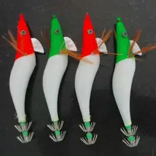 15 шт. рыболовная приманка, кальмарные Джиги, крючок в виде кальмара, giow в темноте, 3,5#, 13,5 см 20 г, жесткая приманка, оборудование для рыболовных снастей, рыболовная приманка