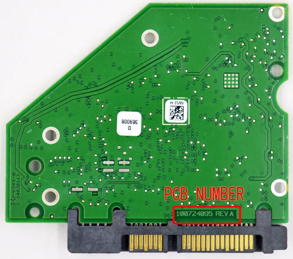 Jia Yuan Sheng Seagate Logic Board ST500DM002 ST1000VM002 ST2000DX001 ST2000DM001 100724095 REV A 4094 6652