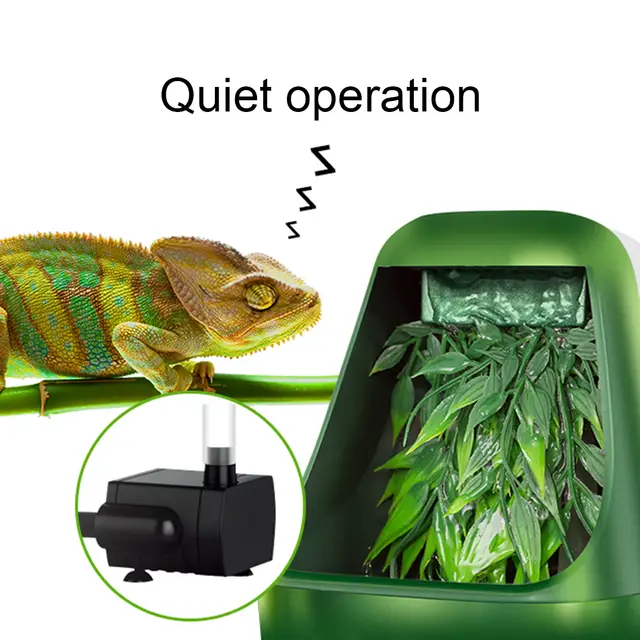 Us 1815 52 Offreptile Drinking Water Filter Fountain Feeding Chameleon Lizard Dispenser Terrarium Reptiles Feeding Supplies 220 240v Ac In Feeding