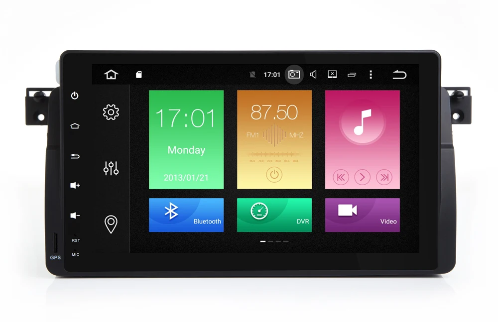 Top 1 Din 9 Inch Android 8.0 Stereo Car DVD GPS Player For BMW E46 M3 3 Series Octa Core 4G RAM 32G ROM Radio Wifi DAB+DVR OBD MAP 13