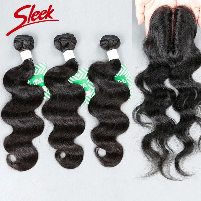 Sleek Alibaba Sexy Formula Hair Peruvian Virgin Hair With Body