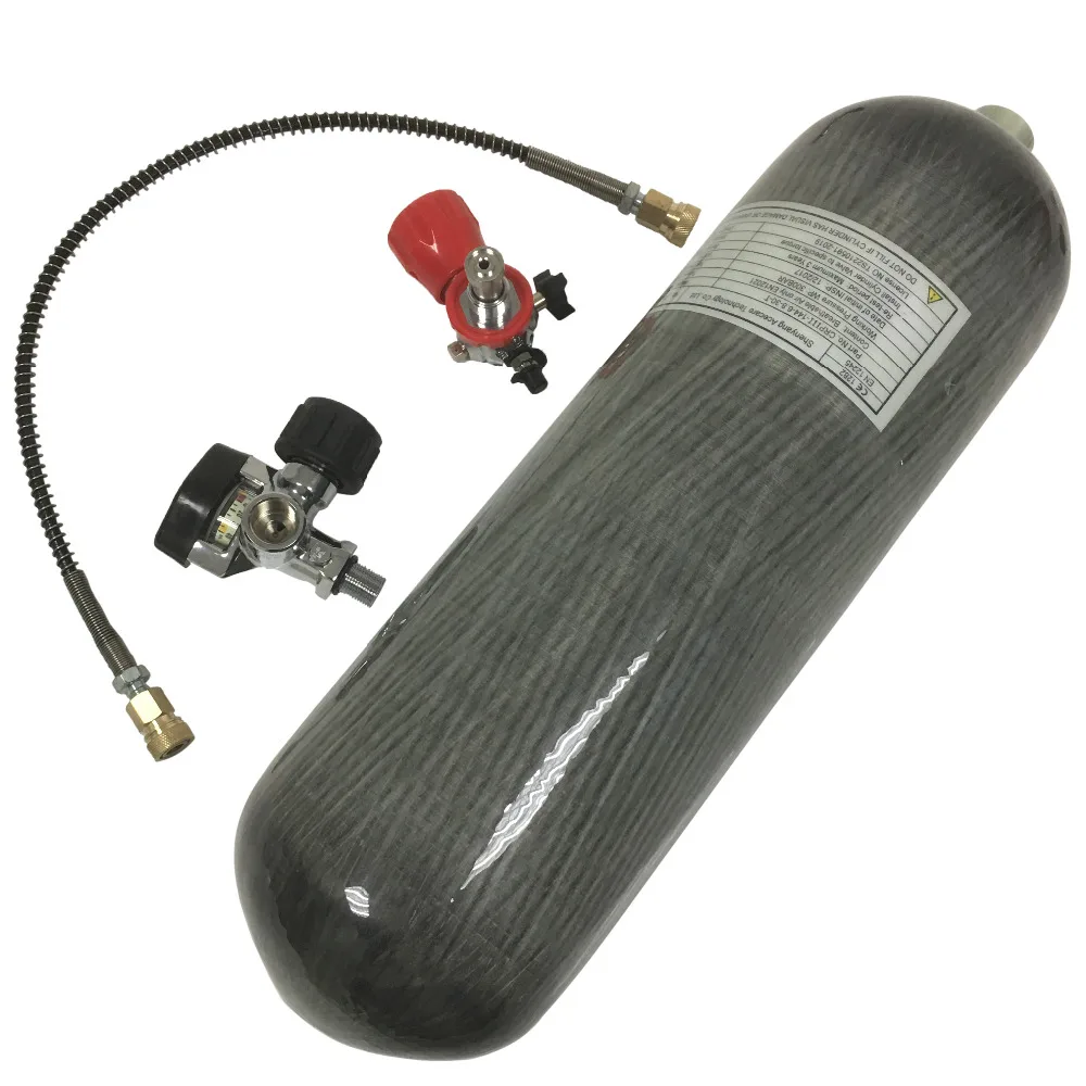 AC168201 Acecare Co2/Pcp бак пейнтбольное оборудование Hpa мини акваланг бак 4500Psi 6.8L Ce страйкбол цель Охота давление карабин