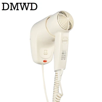 

DMWD Wall Mounted Hair Dryer dry skin hanging wall electric Hairdryers portable thermostatic Hair Salon Blowers Hotel bathroom