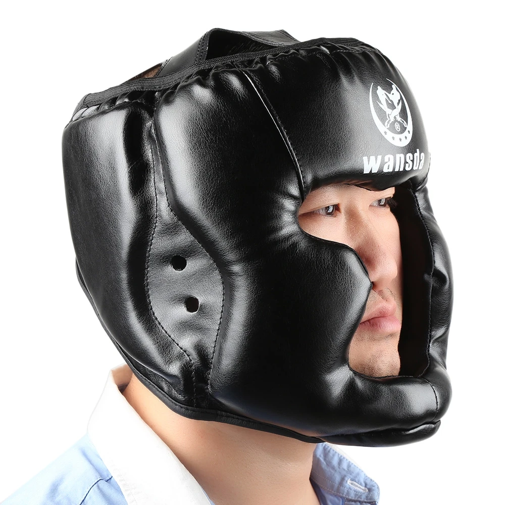 Boxing Protection Headgear Head Guard Kick Training Helmet|Боксерский шлем| |