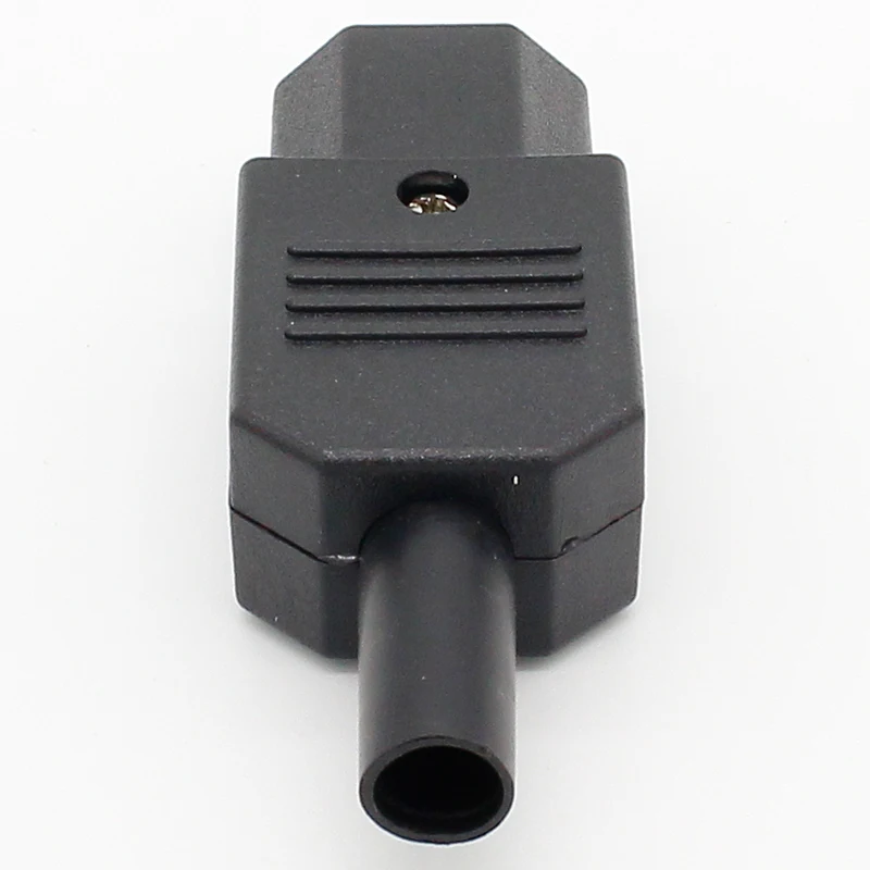 Черная розетка IEC 320 C13 новая оптовая цена Rewirable разъем питания 3pin 10A