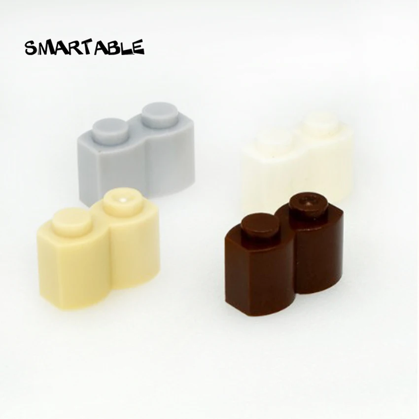 Специальный конструктор Smartable 1x2 с волнообразными блоками детали игрушки для