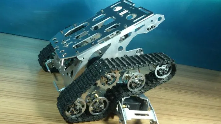 RC металлический Танк шасси робот гусеничный трек умная цепь автомобиль