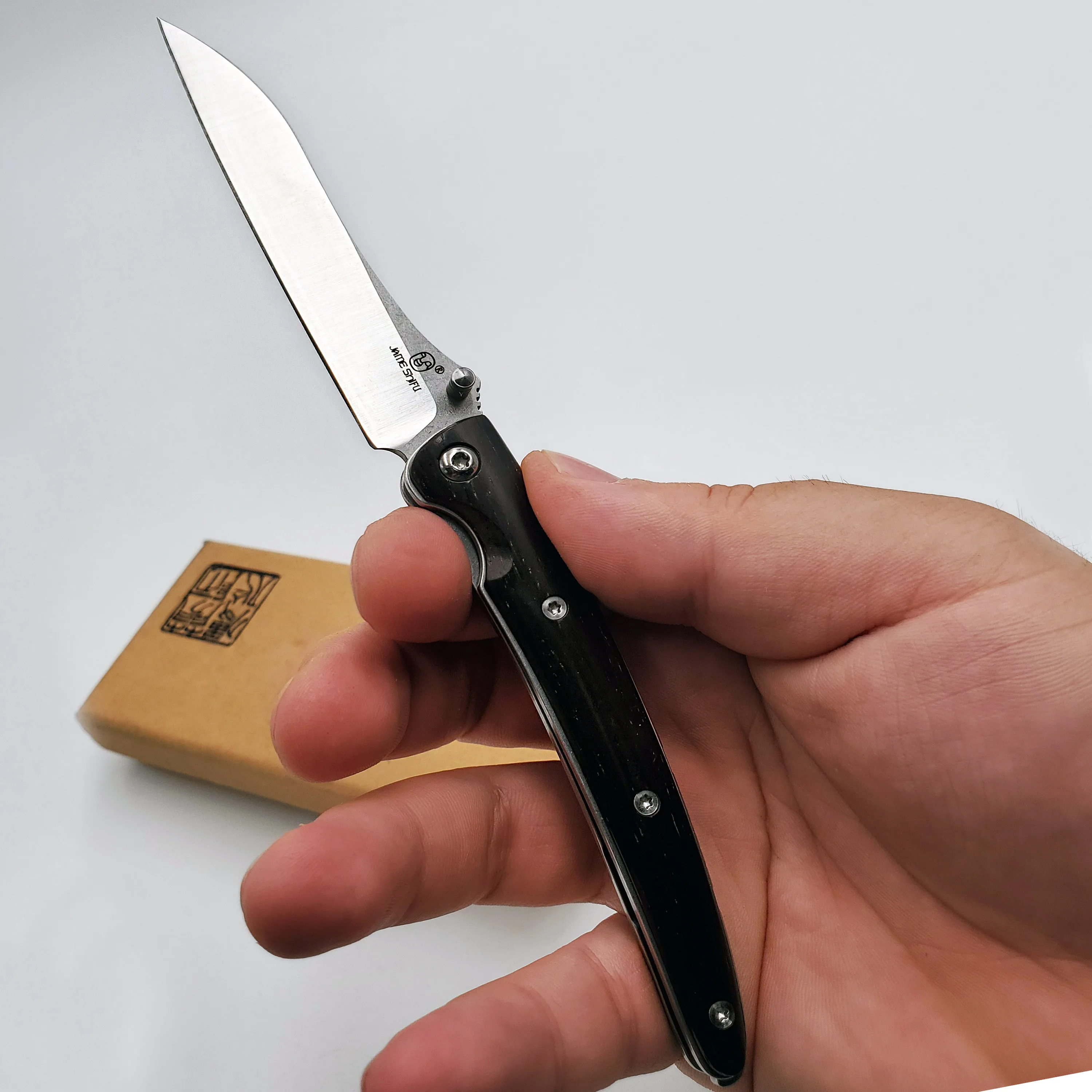 JSSQ карманный складной нож 12c27 стальное лезвие армейские тактические ножи для выживания на открытом воздухе походные охотничьи боевые ножи многофункциональные инструменты для повседневного использования