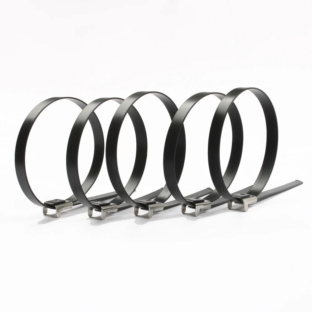 Inoxidável Zip Pvc Revestimento Forte Grau Metal Cabo Laços Tie Envoltórios 5.5*900 5.5mm 5.5x100 Aço 8 5.5*900 5.5mm 5.5x100 aço inoxidável zip pvc