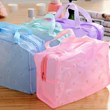 1 шт. дорожные водонепроницаемые моющиеся сумки для хранения для домашнего макияжа мешки для душа сумка для белья Органайзер случайный цвет