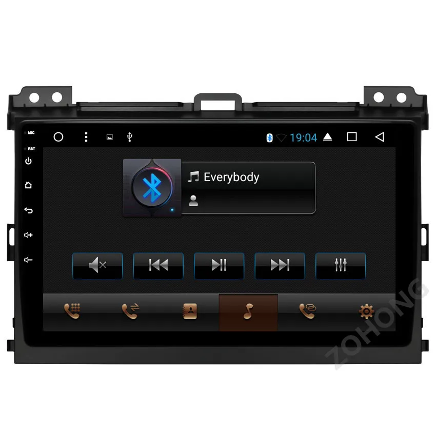 Perfect 9 inch PIP Split Screen Android Car DVD Player GPS for Toyota Land Cruiser Prado 120 LC120 Multimedia Navigation Radio BT wifi 3