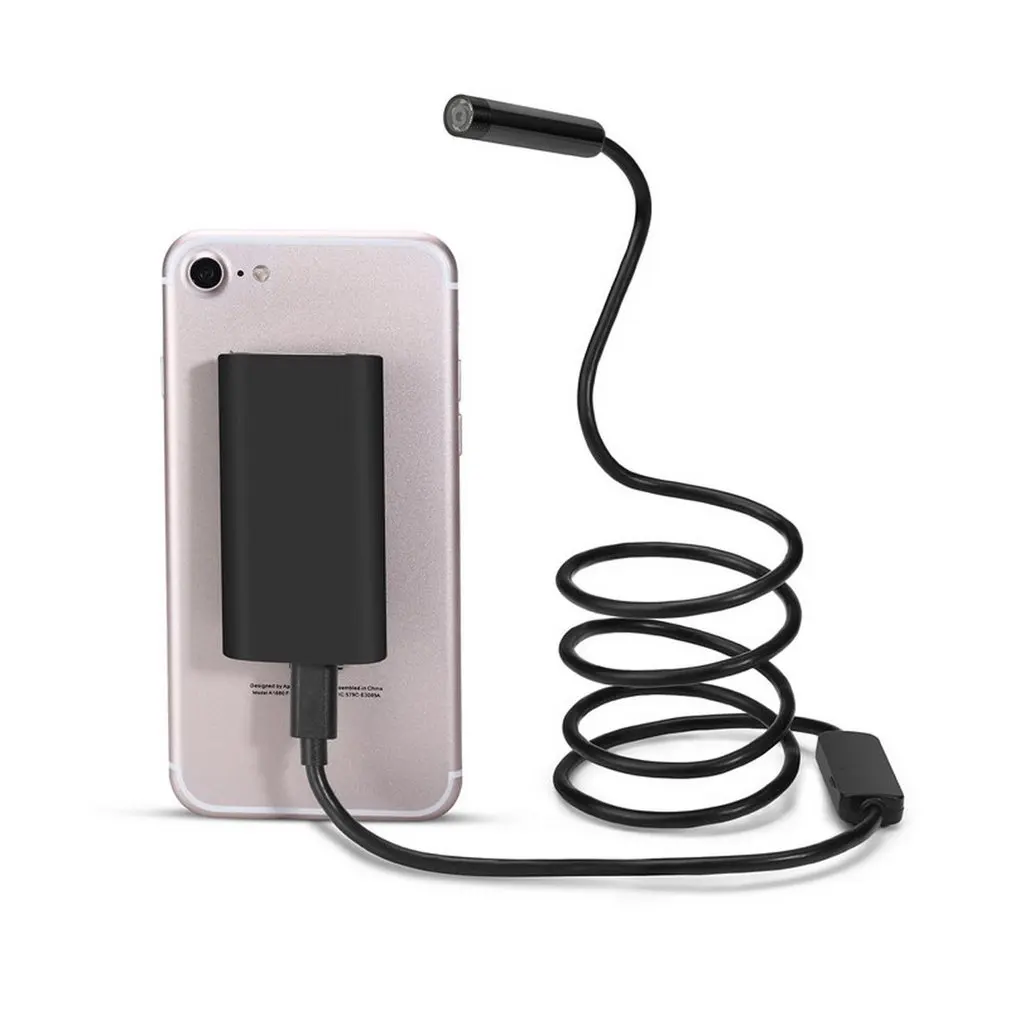 

Waterproof WiFi Mobile Phone Endoscope 8mm 8 LED Handheld Borescope Digital Inspektion Camera With USB Adapter