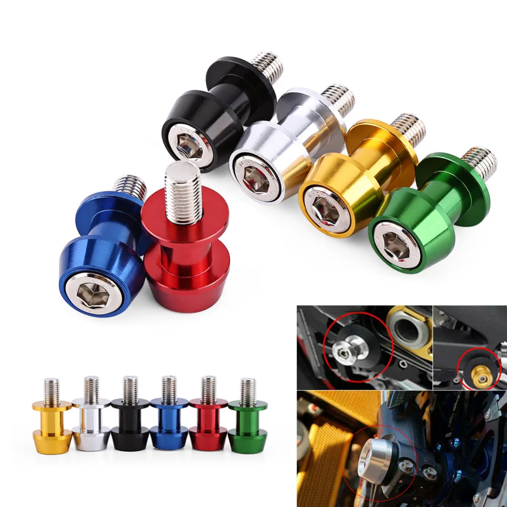 

Motorcycle Swing Arm Spool Sliders Stand Swingarm Bobbins for Honda Ducati BMW S1000RR 09-14 Kawasaki Z800 CNC Aluminium Alloy