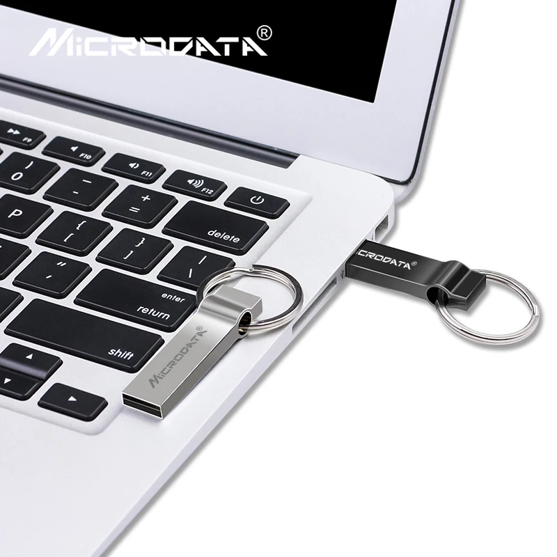 Водонепроницаемый usb флеш накопитель cle 16 ГБ 8 4 память ключ металлический Флешка 32
