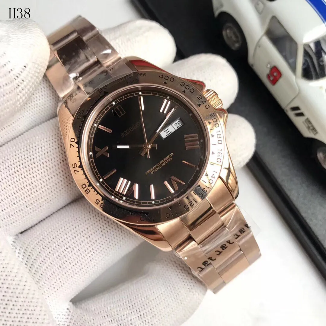 

2019 New Gold Clock Automatic diving watch mechanical swimming waterproof Tetro style clock men luxury brand relogio masculino
