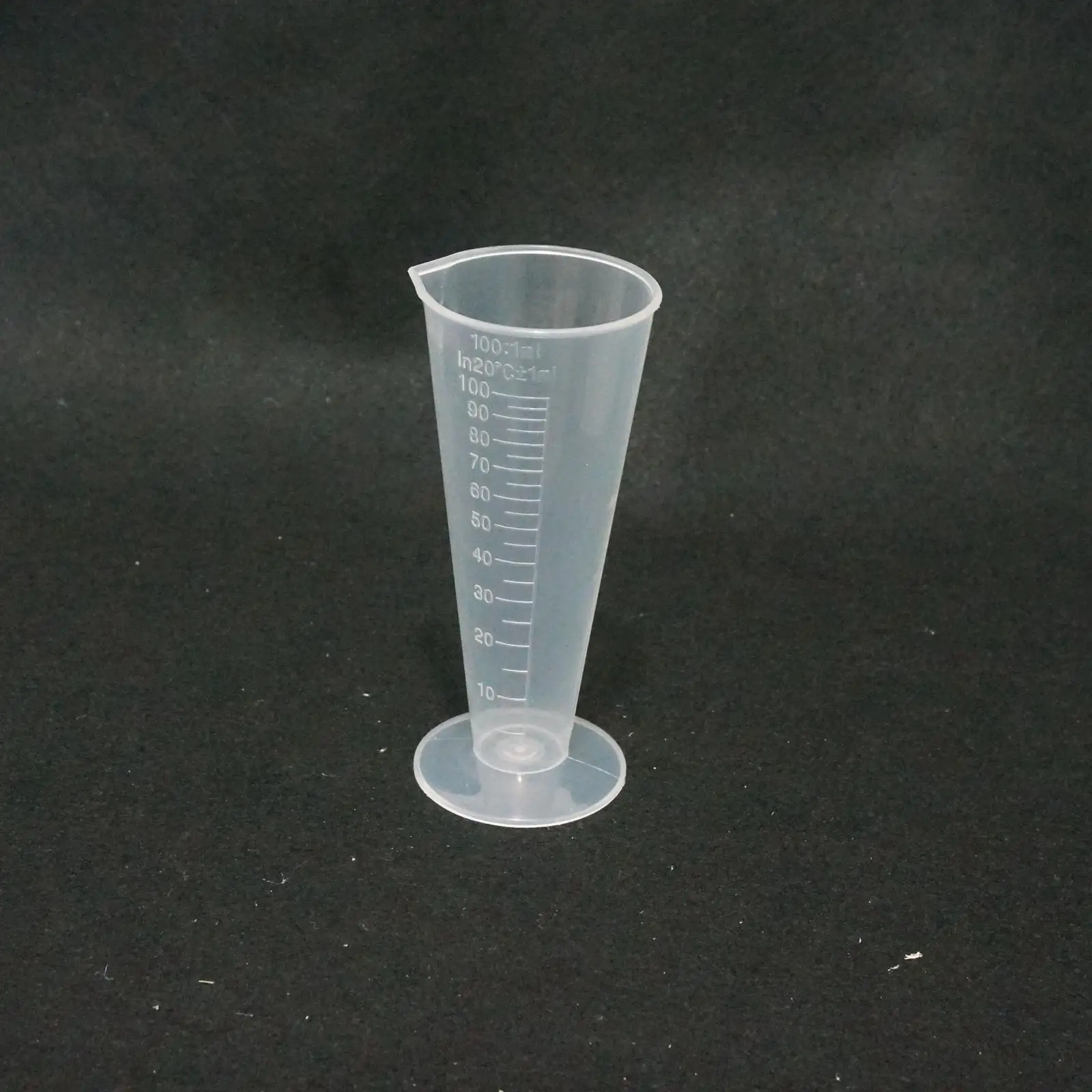 100ml Plastic Polypropylene PP Measuring Cone Taper Beaker Laboratory