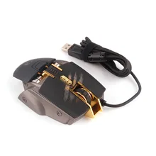 Бесшумная проводная USB лазерная мышь с кнопками 4000 dpi, бесшумная оптическая компьютерная игровая мышь для ПК, ноутбука, ноутбука, игровой эргономичный