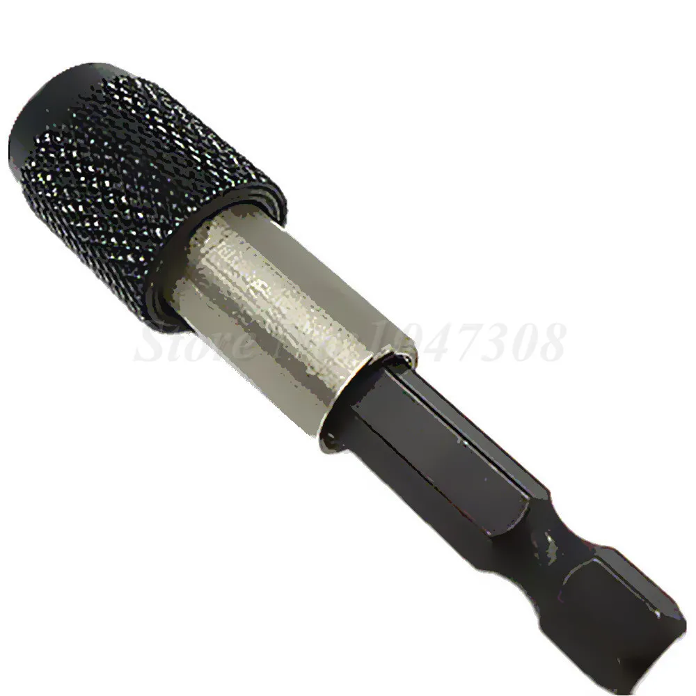 60mm Hex Shank Quick Release Drill Screw Magnetic Screwdriver Bit Holder